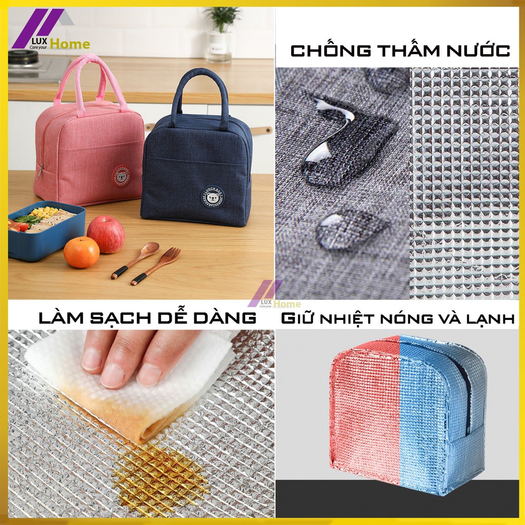 Bộ hộp cơm văn phòng bằng thủy tinh chia ngăn chống tràn dùng được trong lò vi sóng