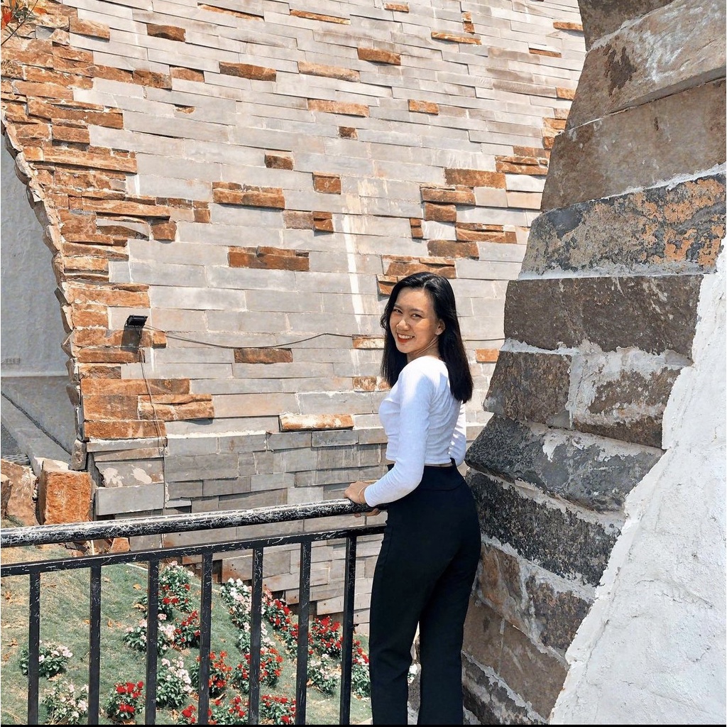 Quần Giấy Ống Loe JOLIE Nữ [FREESHIP] 🌸 Kaki jeans thiết kế 2 cúc dọc dáng đứng, culottes body dài đẹp Ulzzang 🌸 | BigBuy360 - bigbuy360.vn