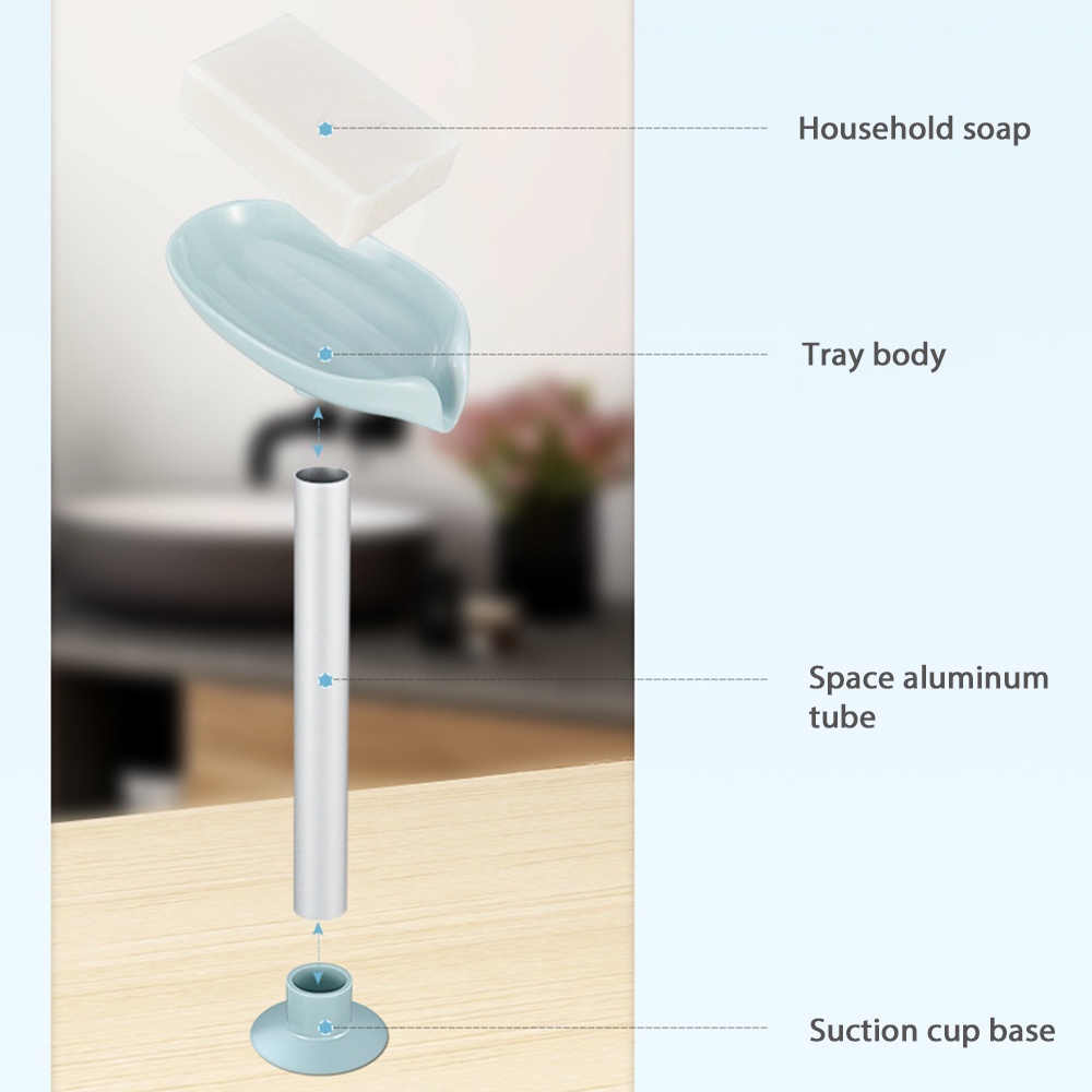 Xà phòng Đĩa đựng nước xả đứng Hộp đựng đồ giặt nhà vệ sinh