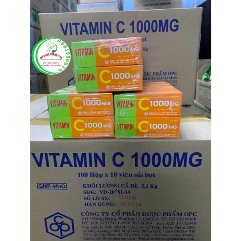VITAMIN C1000 BỔ SUNG VITAMIN TĂNG SỨC ĐỀ KHÁNG