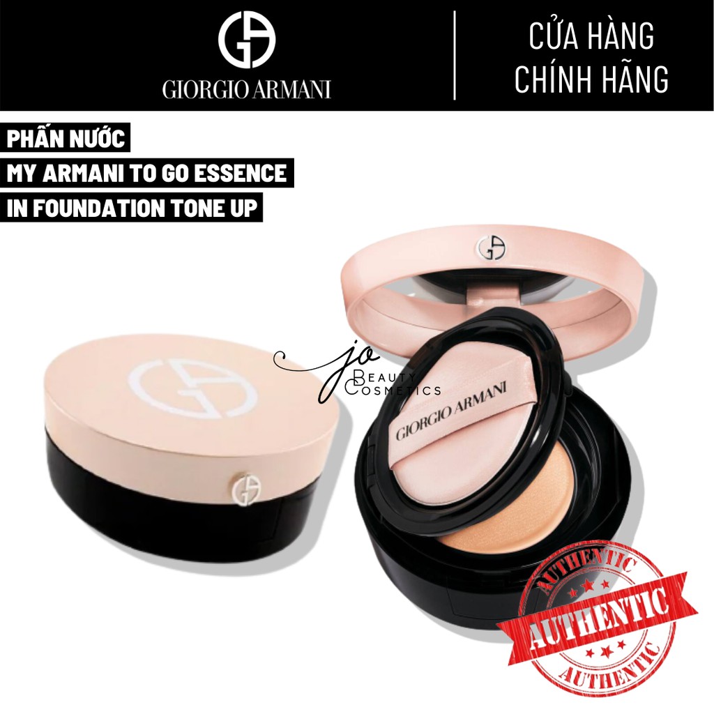 Phấn Nước ️🎶CHE KHUYẾT ĐIỂM️🎶 Cushion Giorgio Armani My Armani To Go Essence In Foundation Tone Up ĐÁNH GIÁ CAO