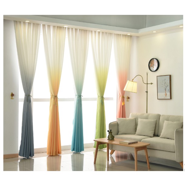 Rèm cửa trang trí cao cấp Ombre (Loang màu)  độc đáo