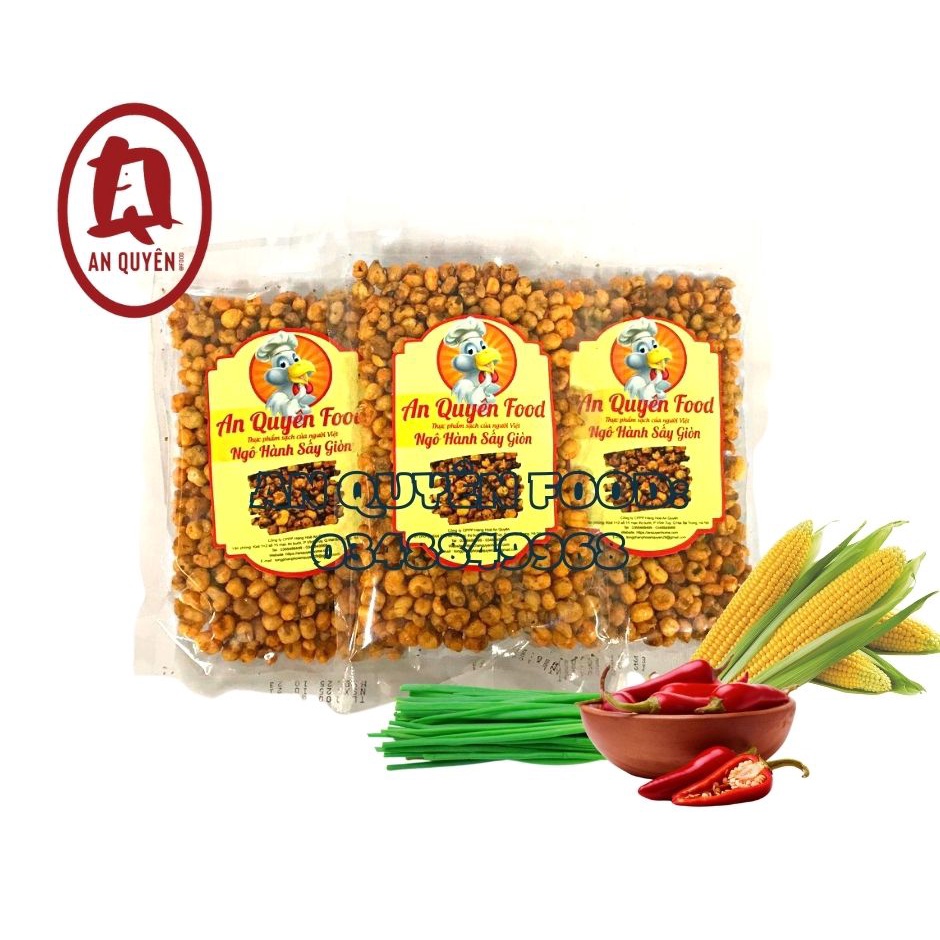 An quyên food - ngô nếp sấy hành 100g - ảnh sản phẩm 1