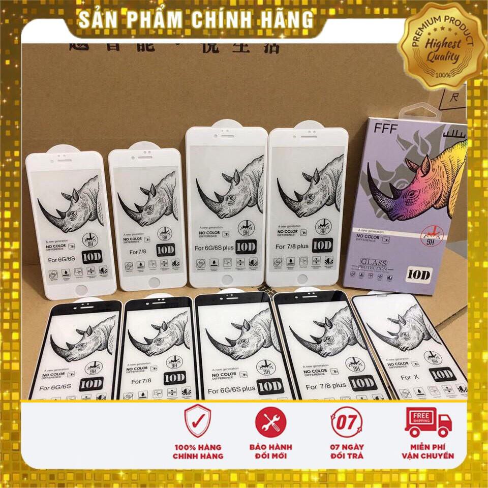 Cường Lực Full Màn 10D Tê Giác tất cả các dòng iPhone