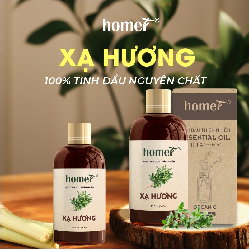 Tinh dầu Xạ Hương Homer 500ML/ 1L - Thyme Essential Oil - đạt chuẩn chất lượng kiểm định