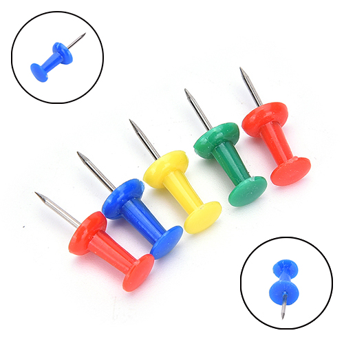 Bộ 80 Ghim Nhiều Màu Sắc Dùng Cho Văn Phòng / Trường Học