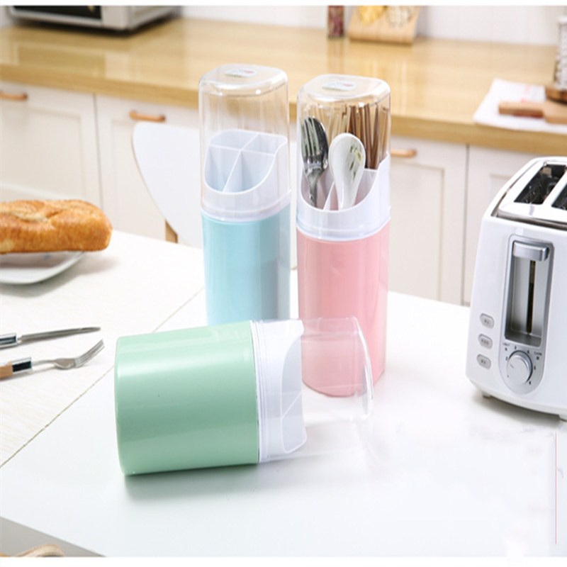 Hộp đựng dụng cụ nhà bếp bằng chất liệu nhựa