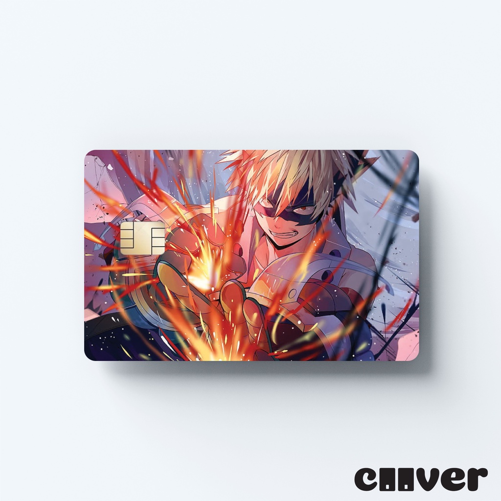 HERO ACADEMIA2 - Miếng dán thẻ FREESHIP – Miếng dán thẻ ngân hàng/thẻ ATM, thẻ chung cư, thẻ thang máy, thẻ gửi xe,...