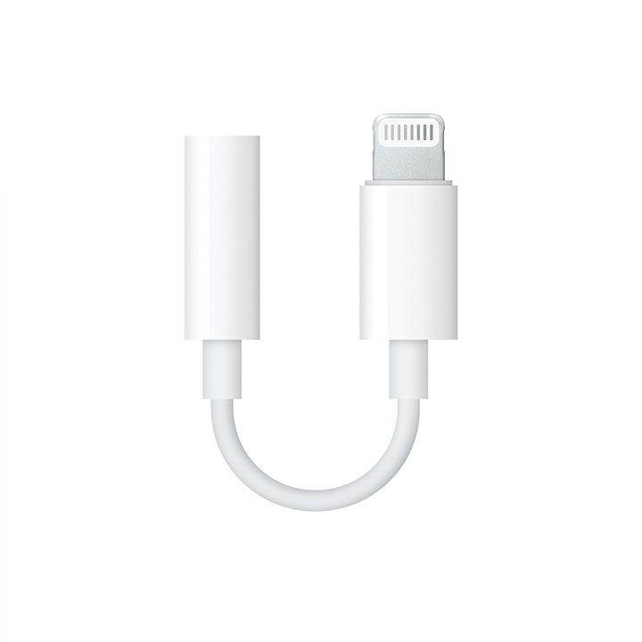 Cáp chuyển đổi lightning sang 3.5mm zin có thể nghe nhạc nói chuyện và livestream