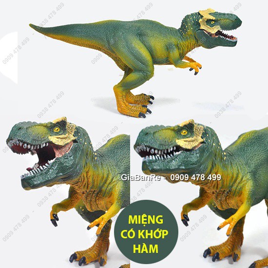 Mô Hình Khủng Long Bạo Chúa T-Rex - Có Khớp Miệng - Dài 23cm - 7333.3