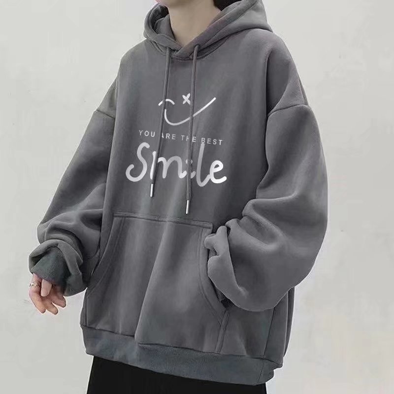Áo hoodie nỉ cotton 100% thời trang thu đông 2021 cho nam và nữ