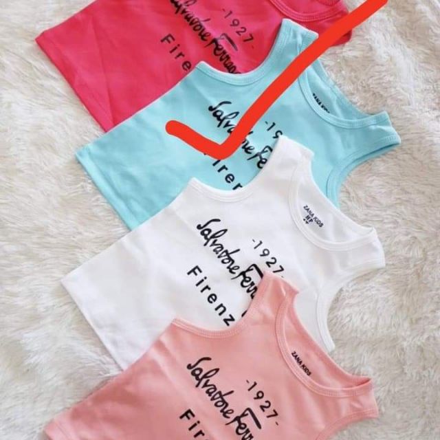Combo 5 áo ba lỗ cho bé gái