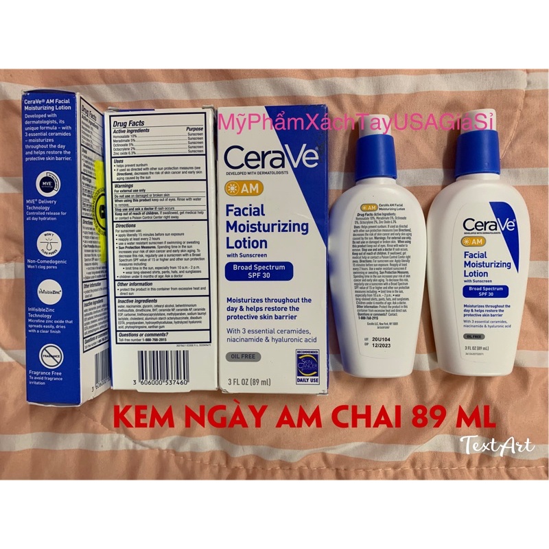 Kem dưỡng da ban đêm CeraVe Facial Moisturizing Lotion PM 4% Niacinamide