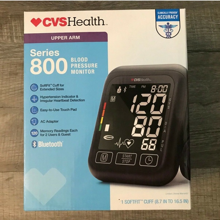 Máy Đo Huyết Áp CVS Healthy Series 8000 Upper Arm Blood Pressure Monitor