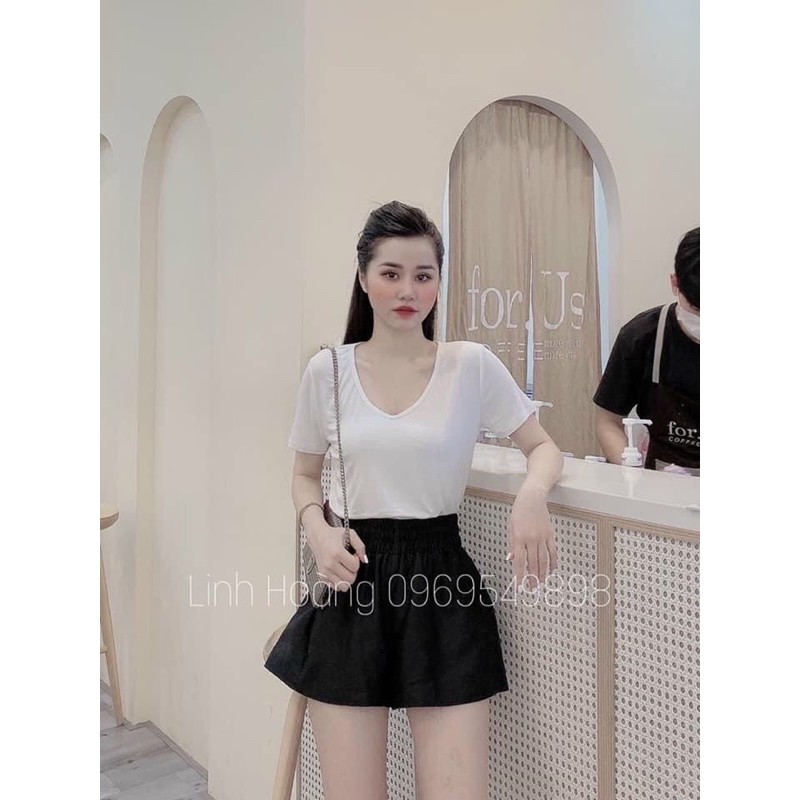 Áo len tăm cổ tim