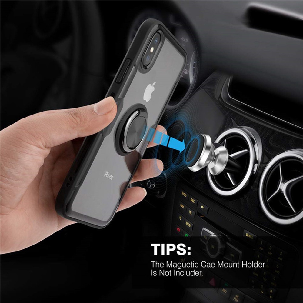 Ốp điện thoại có nhẫn đỡ cho iPhone SE2 SE 2020 11 Pro Max XS Max XS XR X 6 6S 7 8 Plus Luxury Ultra-thin Stand Holder Clear Ring Phone Case