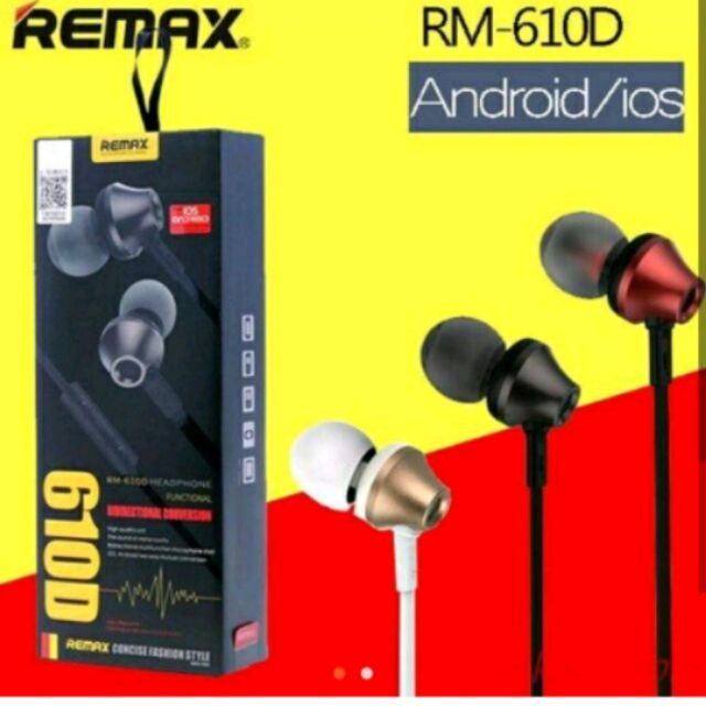 Tai nghe remax 610D