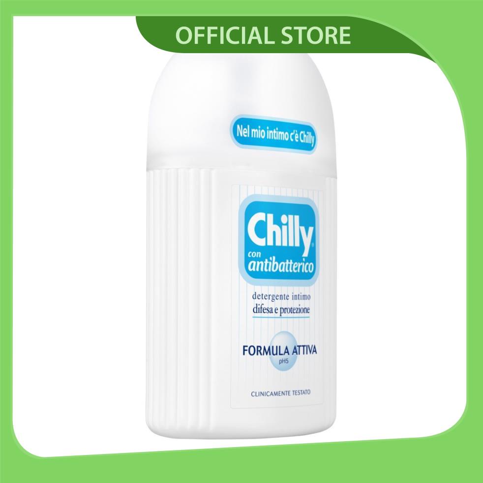 Dung dịch vệ sinh phụ nữ Chilly Con Antibatterico - Kháng khuẩn  -  số 1 tại Italy -  (200ml/chai)