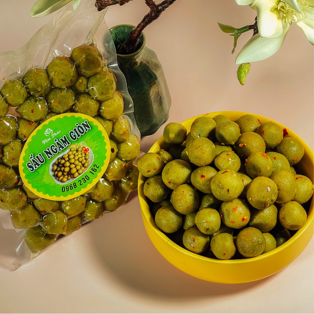 Sấu Bao Tử Ngâm Chua Cay Món Ngon dành cho bà bầu. Ô Mai Sấu Giòn Siêu Ngon dành tặng người thân (500g | BigBuy360 - bigbuy360.vn