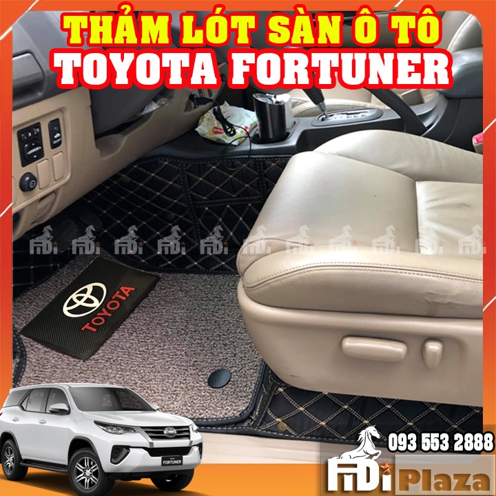 Thảm Lót Sàn 5D 6D Xe Toyota Fortuner- Thảm Trải sàn Ô TÔ Không Mùi - Không Thấm Nước – Sạch Sẽ