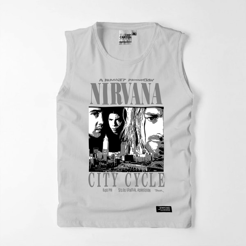 Áo tanktop nam nữ Nirvana City Cycle
