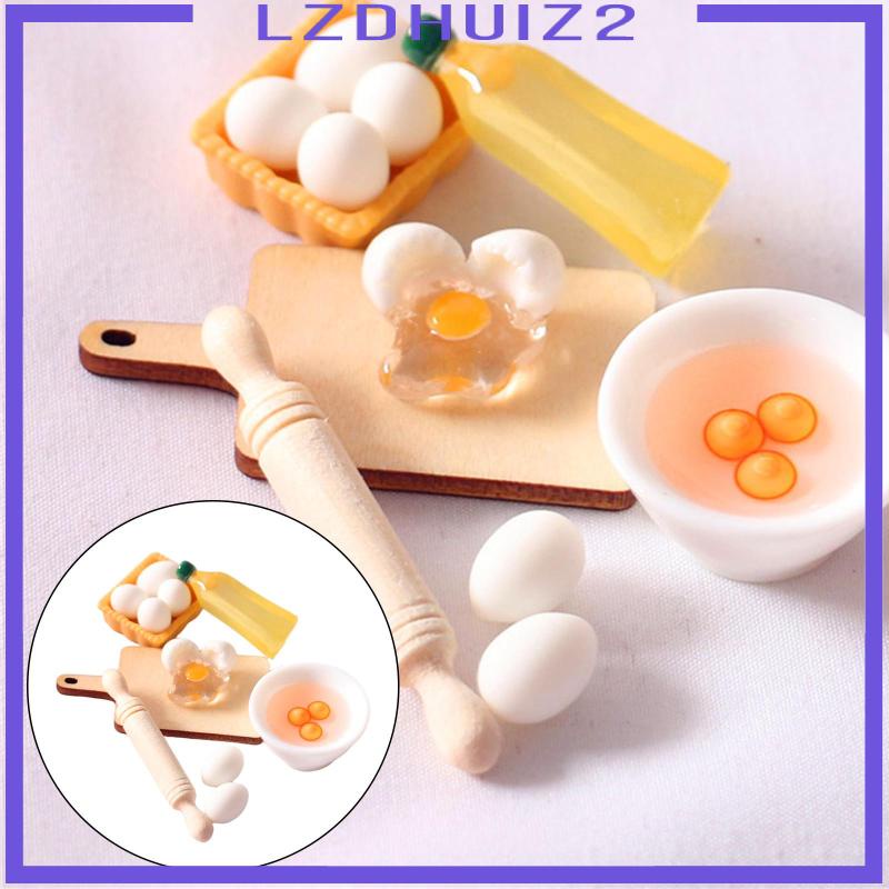 Bộ Đồ Chơi Nội Thất Nhà Bếp Búp Bê Tỉ Lệ 1: 12 Chất Lượng Cao