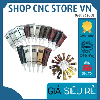 Bộ gồm 15 tuýp keo màu che vết xước, khuyết điểm đồ gỗ nội thất