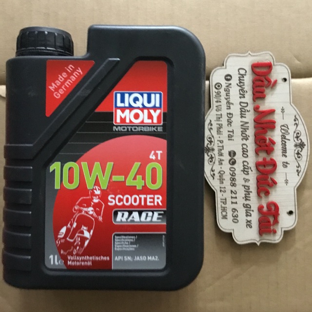 Dầu Nhớt Liqui Moly Scooter Race 10W40 cao cấp chính hãng Đức