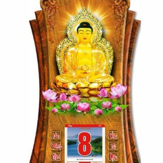 LỊCH GỖ PHONG THỦY 2020 PHÚC LỘC THỌ