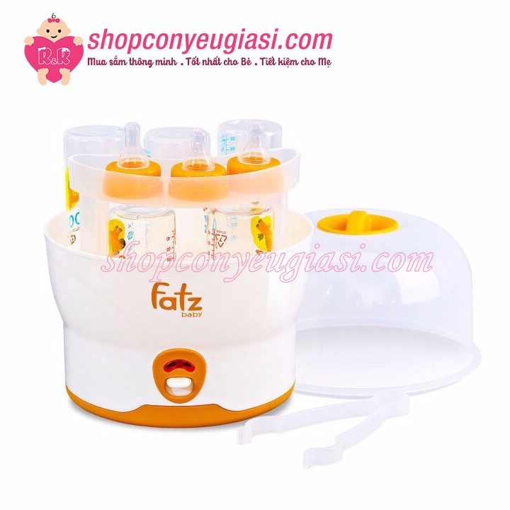 Máy Tiệt Trùng 6 Bình Sữa Không BPA Fatzbaby FB4019SL