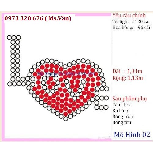 SET Nến Tealight Tỏ tình, trang trí sinh nhật 2020 (  120 nến tealight + 100 cánh hoa hồng)