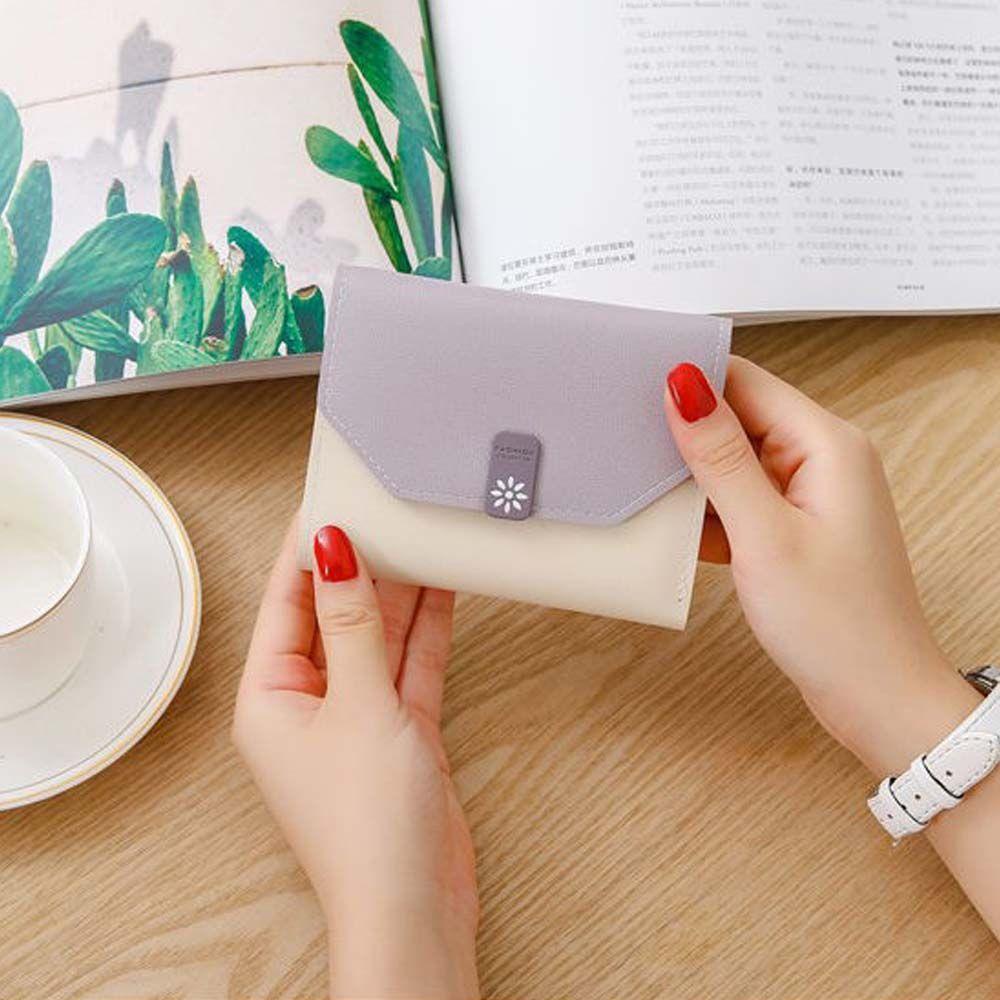 Ví Da Đa Năng Họa Tiết Hoa Xinh Xắn Dành Cho Nữ
