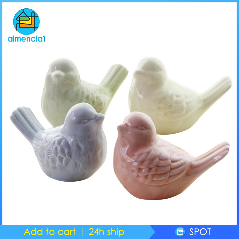 [ALMENCLA1]European Pastoral Ceramic Ornaments Color Bird Magpie Crafts Home Accessory