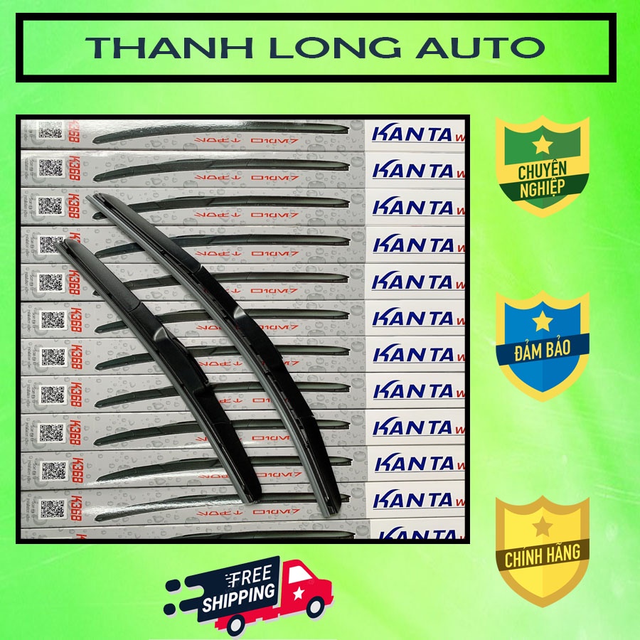 - Gạt mưa 3 khúc - Gạt mưa chính hãng Kanta CAO CẤP - Phù hợp cho các dòng xe trên thị trường