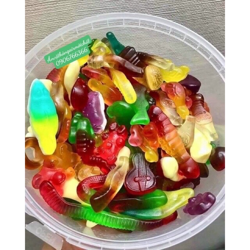 Kẹo Dẻo Hình Thú Trolli Number One, Trolli Fun For All Của Đức Hộp 1kg