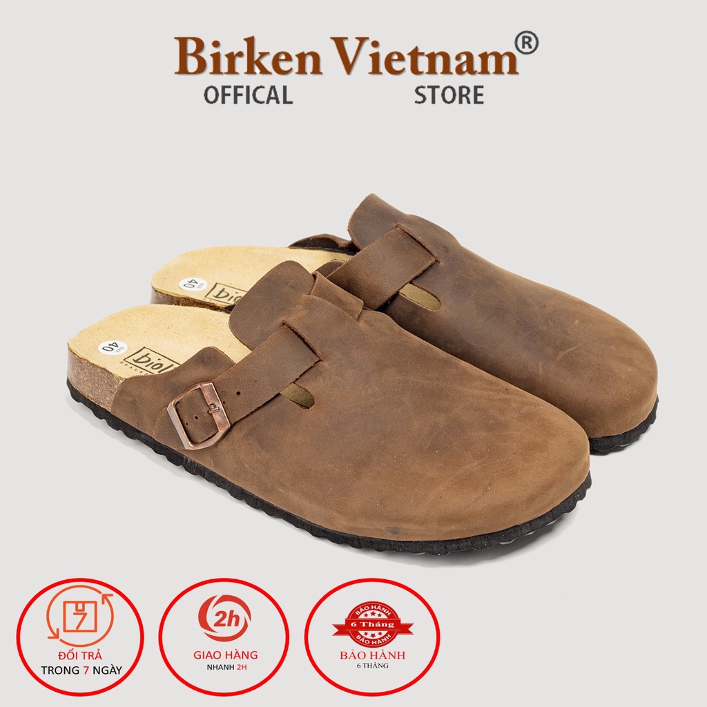 Mã Sục 01 -  Đế Trấu Quai Da Bò Thật Nguyên Tấm Bioline
