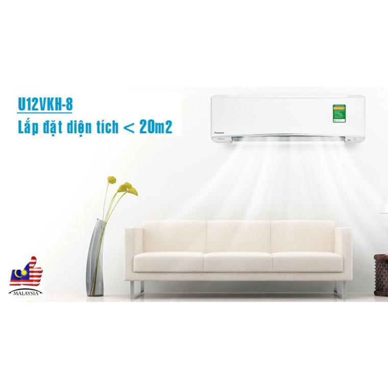 Điều hòa Panasonic 12.000BTU 1 chiều inverter U12VKH-8