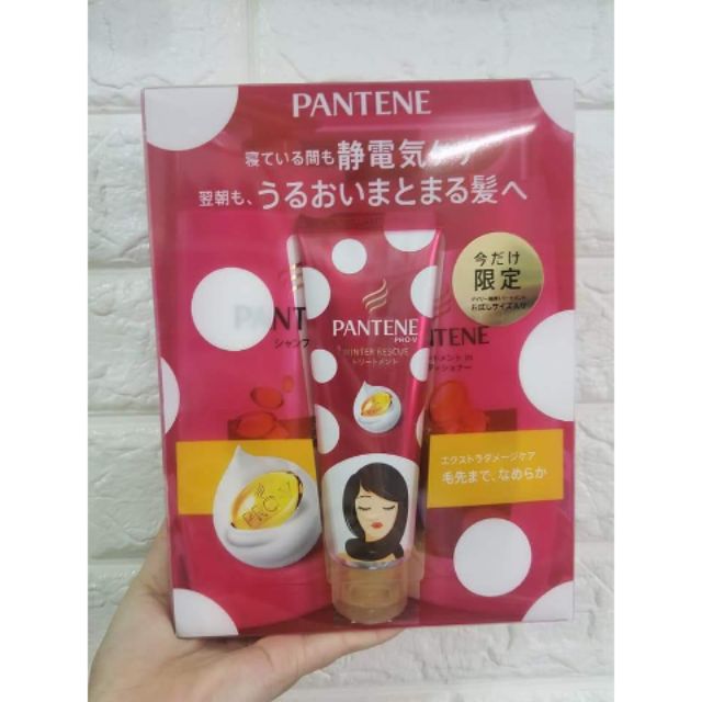 Set 3 gội- xả- ủ pantene Nhật