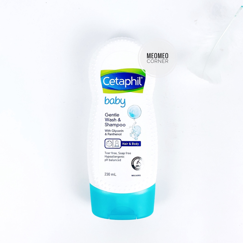 [Mẫu mới] Sữa tắm gội toàn thân Cetaphil Baby 230ml / 400ml Úc