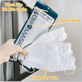 Khẩu trang y tế 4d kf94 uni mask chính hãng - gói 10 cái