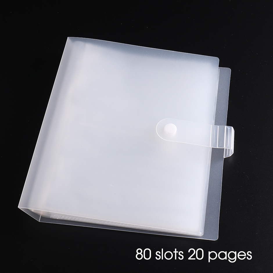 Sổ album giữ miếng dán móng tay STZPRONAIL 80 ngăn thiết kế tiện lợi