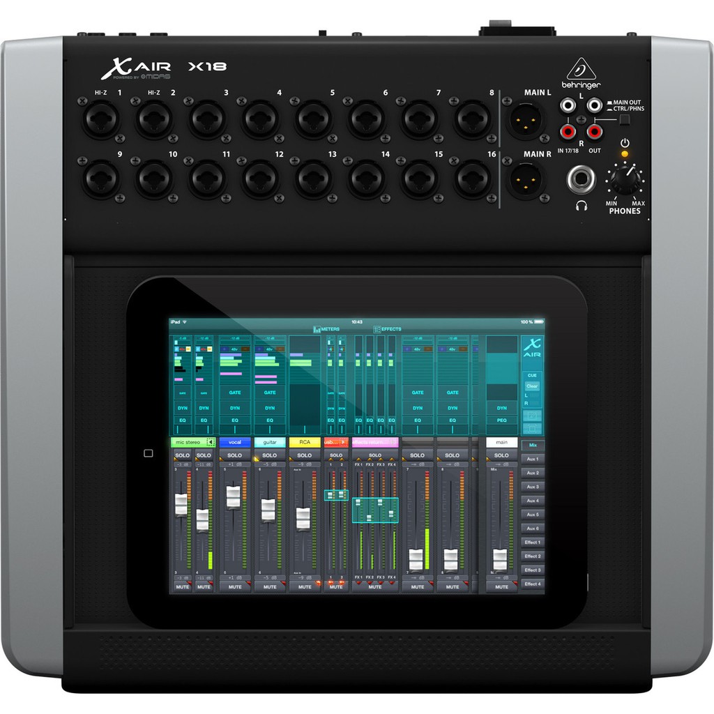 BÀN MIXER KỸ THUẬT SỐ BEHRINGER X18 CHÍNH HÃNG DÀNH CHO AE ĐI SHOW SỰ KIỆN