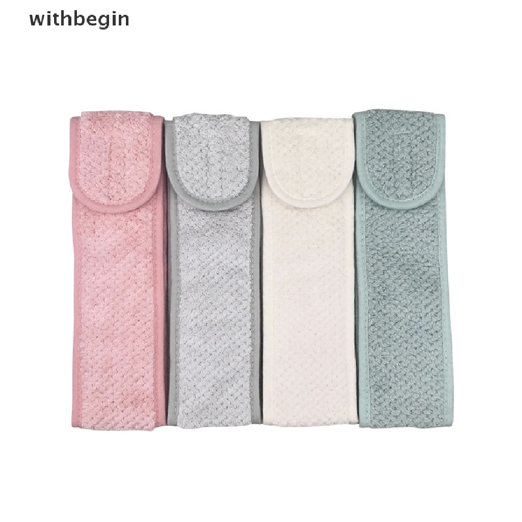 Băng Đô Mềm Mại Có Thể Điều Chỉnh Dùng Rửa Mặt / Trang Điểm Spa