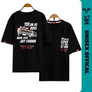 Áo thun tici tay lỡ never chase, áo phông unisex dáng rộng atc952