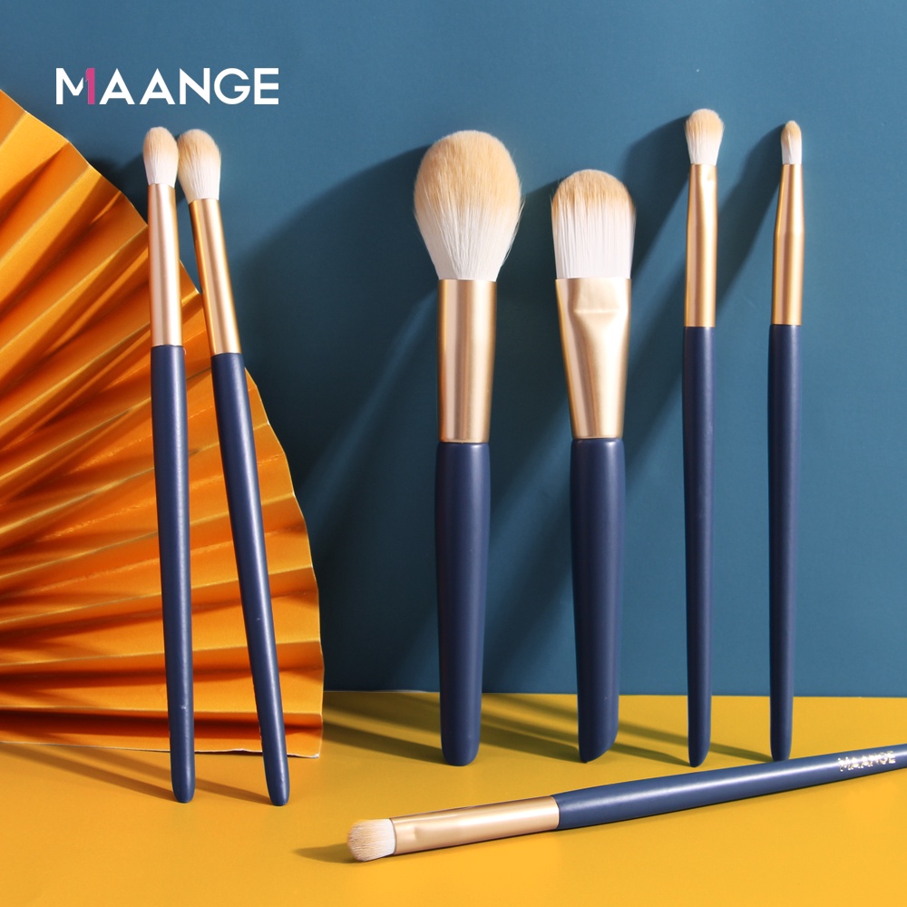 MAGEFY 7 PCS/Set Makeup Brushes Set /Cọ trang điểm đa năng cao cấp chuyên dụng/Cọ trang điểm phấn mắt/ kẻ lông mày/đánh nền/che khuyết điểm/má hồng tiện dụng