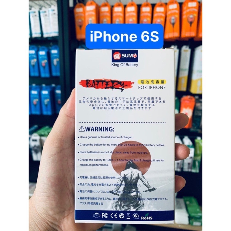 Pin iPhone 6S - SUMO JAPAN . Bảo hành 12 tháng!