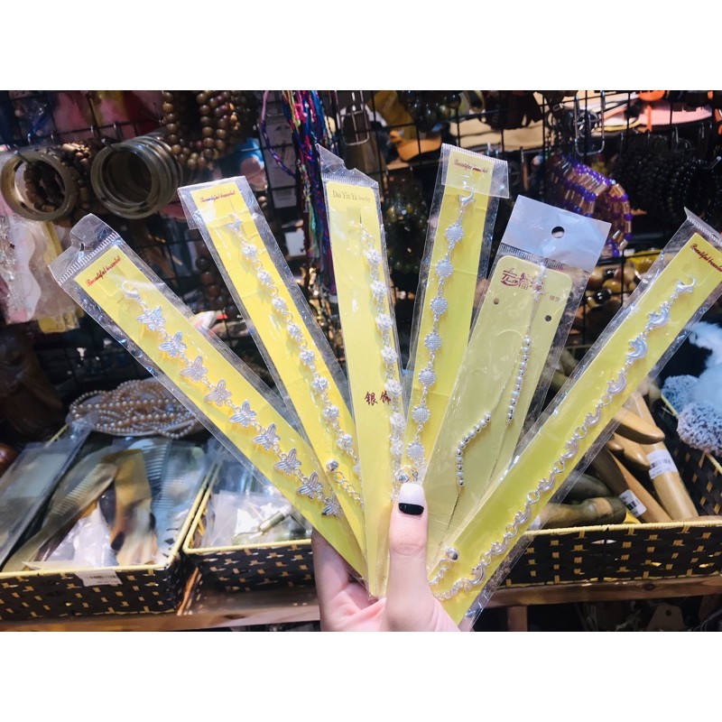 LẮC CHÂN mạ bạc dài 30cm