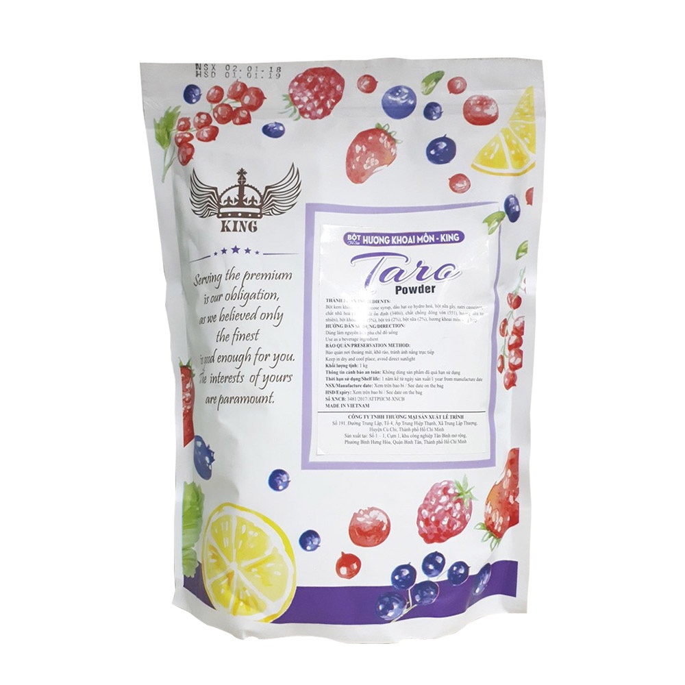 Bột Làm Trà Sữa Môn King Gói 1kg