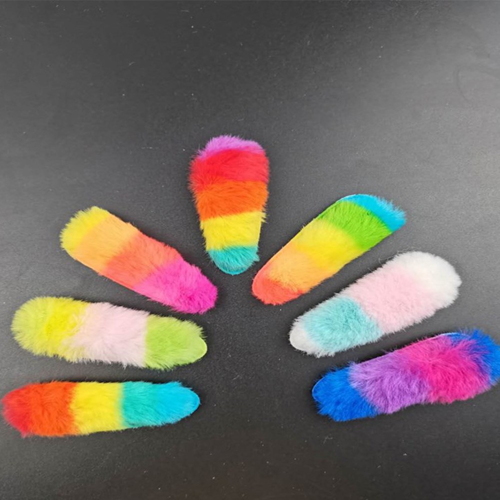 Kẹp tóc lông nhung đơn giản dễ thương phong cách hàn quốc cho nữ