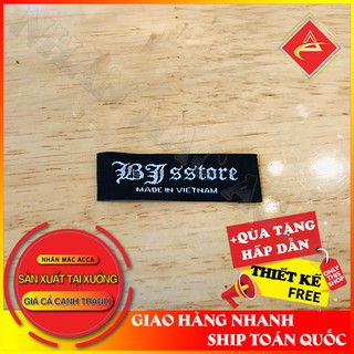 [Hàng xuất dư] Combo dùng thử 10 chiếc- Mác cổ dệt in dệt theo yêu cầu